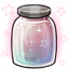 Crystal Vessel of Bottled Rainbow Starlight