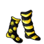 Double Loser Mismatched Bee Happy Socks