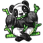 Loose Sleeves Panda Polo