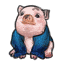 Underwater Piglet Cardi