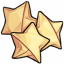 Delicate Gold Paper Stars