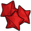 Delicate Red Paper Stars