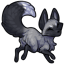 Frolicking Silver Fox