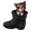Onyx Feline Booties
