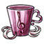 Pink Musician Mug Wisps