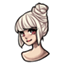 Flirtatious Blond Bun