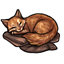 Chocolate Angelic Kitty Cloth