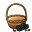 Basket of Black Blossoms