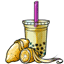 Lemon Bubble Tea Ponytail