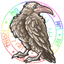 Rainbow Runic Halo of the White Raven
