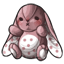 Beloved Rosy Bunny Doll