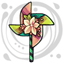 Windblume Pinwheel Petal Crown