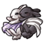 Lavender Cuddling Bunny Ruffles