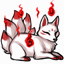 Flaming Kitsune Orbs