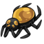 Precious Mustard Spider Barette