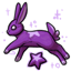 Amethyst Star Dusted Rabbit