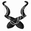 Forgotten Embellished Onyx Horns