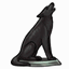 Charred Wolf Figure