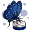 Sapphire Butterfly Kisses Compact