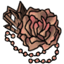 Sandalwood Carved Rose