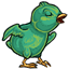 Green Chickadoo Figure
