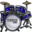 Blue Drum Kit