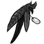 Black Feather Extension