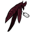 Burgundy Feather Extension