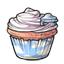 Cloud Nine Anniversary Cupcake
