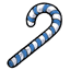 Blue Candy Cane