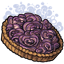Blueberry Floral Pie