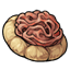 Brain Mushroom Thumbprint Cookie