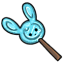 Turquoise Bunny Lolly