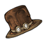 Chocolate Steamwork Top Hat
