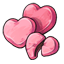 Strawberry Candy-Coated Chocolate Heart