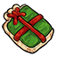 Green Frosted Gift Cookie