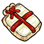 White Frosted Gift Cookie