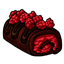 Dark Chocolate Raspberry Roll Cake
