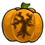 Dead Tree Carved Pumpkin