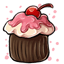Decadent Chocherawb Cupcake