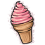 Delicious Strawberry Cone