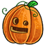Dopey Carved Pumpkin
