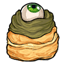 Green Eyeball Pastry Puff