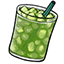 Glass of Green Iced Tea