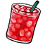 Glass of Berry Iced Tea