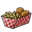 Fried Fish and Chips Basket