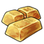 Gold Bar Cakes