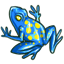 Blue Gummy Frog