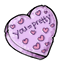 You=Pretty Candy Heart
