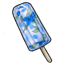 Blue Flower Ice Pop